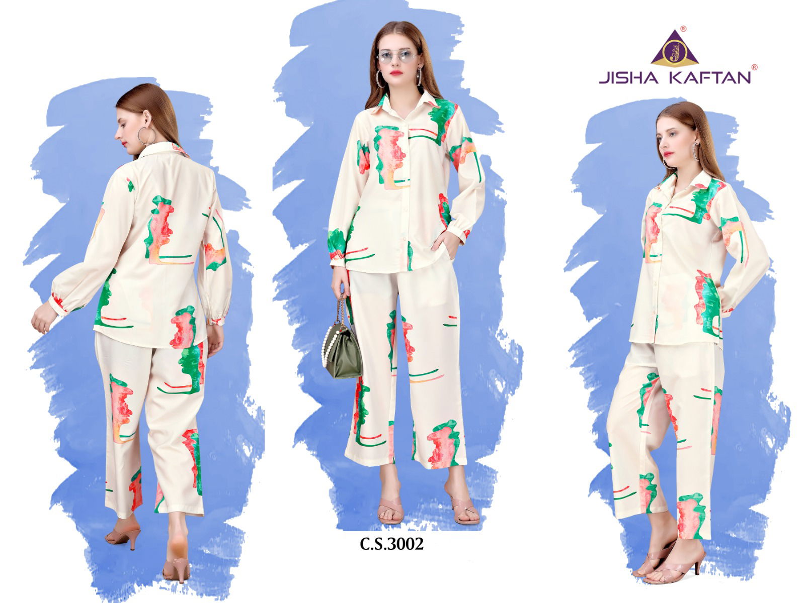 Jelite Cord Sets 1 Stylish Printed Poly Crape Co Ord Sets Catalog